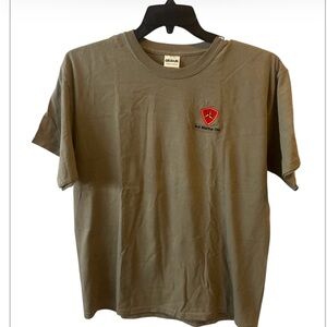 Gildan 3rd Marine Division Men's Olive Short Sleeve Tee with Patch